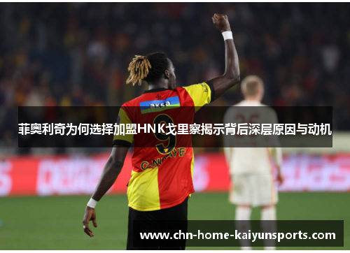 菲奥利奇为何选择加盟HNK戈里察揭示背后深层原因与动机